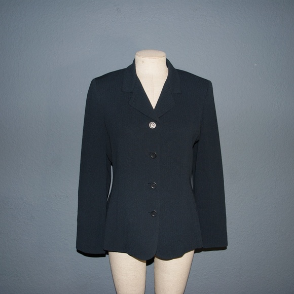 GARFIELD & MARKS Navy Blazer Jacket+Pant Suit sz 8 - Picture 3 of 8